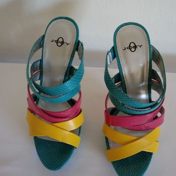 loey strapped Heeled Platform Multicolor S… - Picture 7 of 7